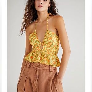 NEW: Free People Dandelion Halter Top in